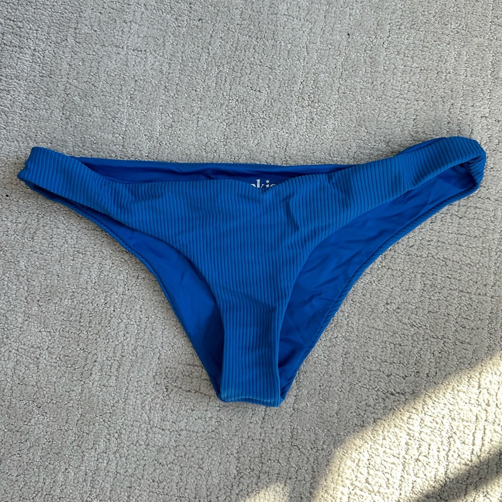 Frankies - Low Rise Ribbed Bikini Bottom